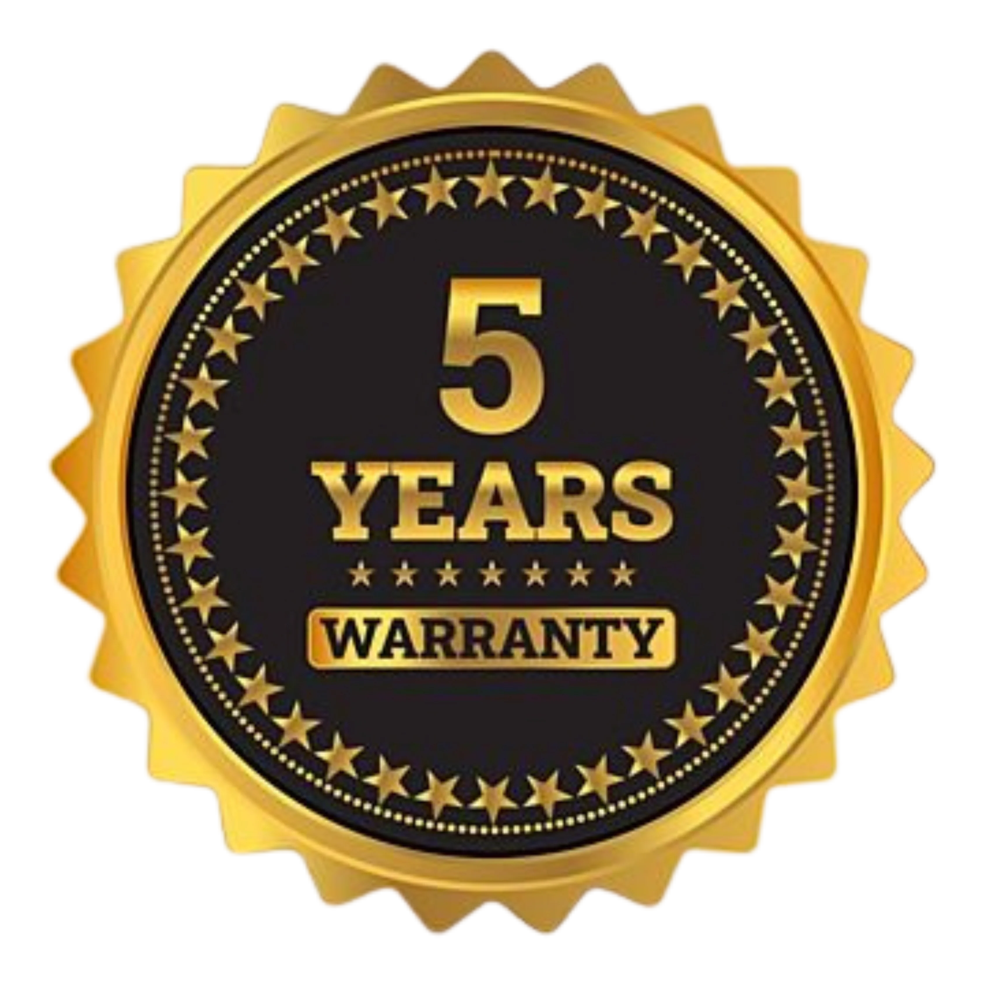 Extended 5 years warranty